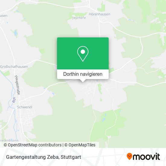 Gartengestaltung Zeba Karte