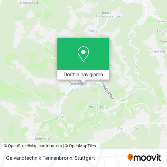 Galvanotechnik Tennenbronn Karte