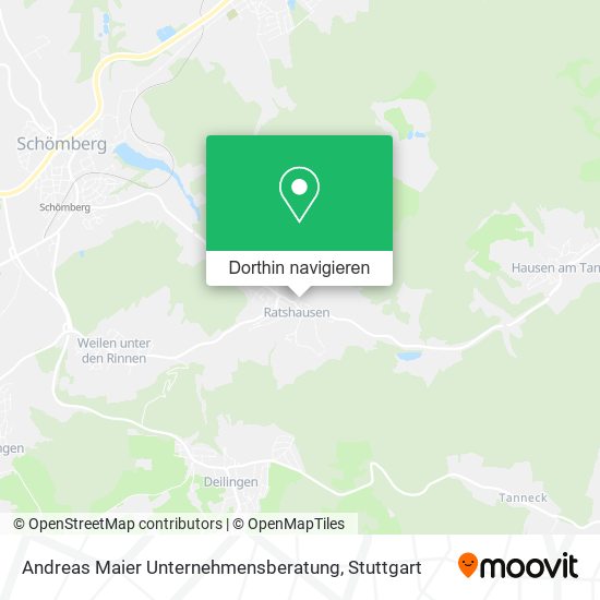 Andreas Maier Unternehmensberatung Karte