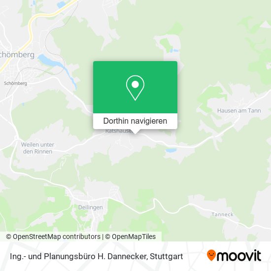 Ing.- und Planungsbüro H. Dannecker Karte