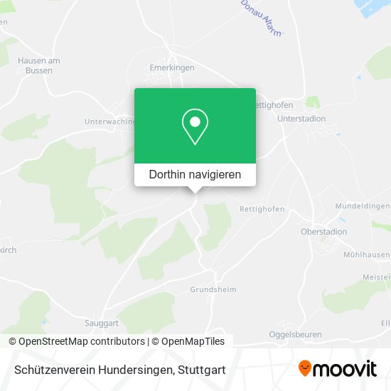 Schützenverein Hundersingen Karte