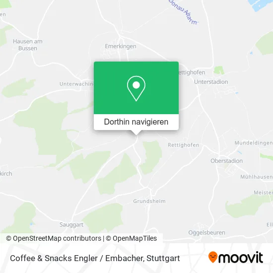 Coffee & Snacks Engler / Embacher Karte