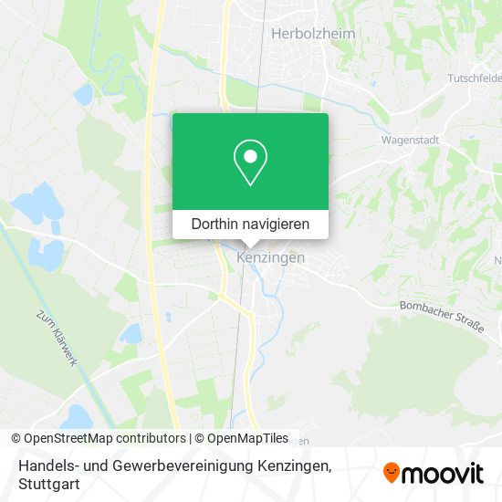 Handels- und Gewerbevereinigung Kenzingen Karte