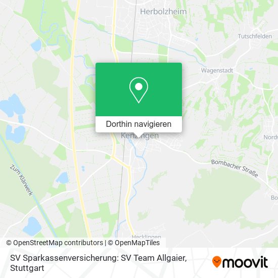SV Sparkassenversicherung: SV Team Allgaier Karte
