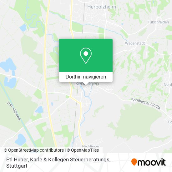 Etl Huber, Karle & Kollegen Steuerberatungs Karte