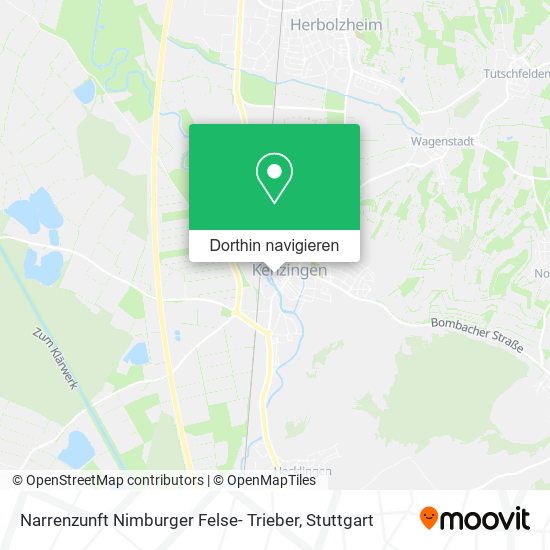 Narrenzunft Nimburger Felse- Trieber Karte