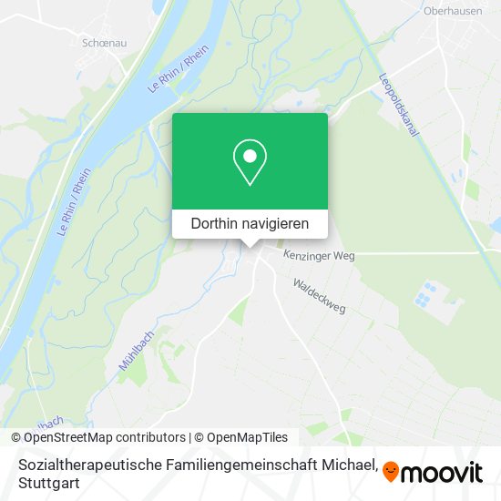 Sozialtherapeutische Familiengemeinschaft Michael Karte