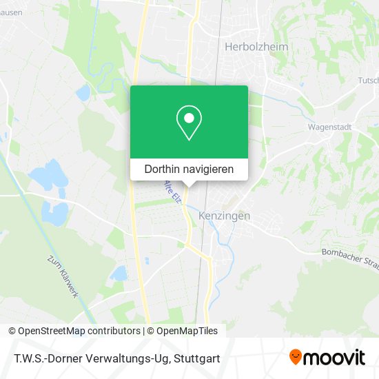 T.W.S.-Dorner Verwaltungs-Ug Karte