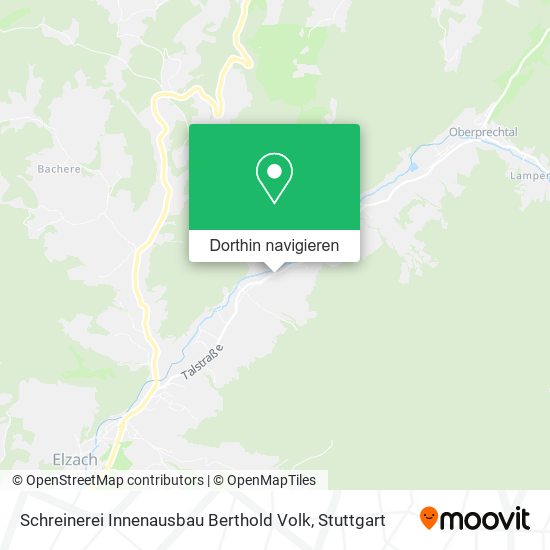 Schreinerei Innenausbau Berthold Volk Karte