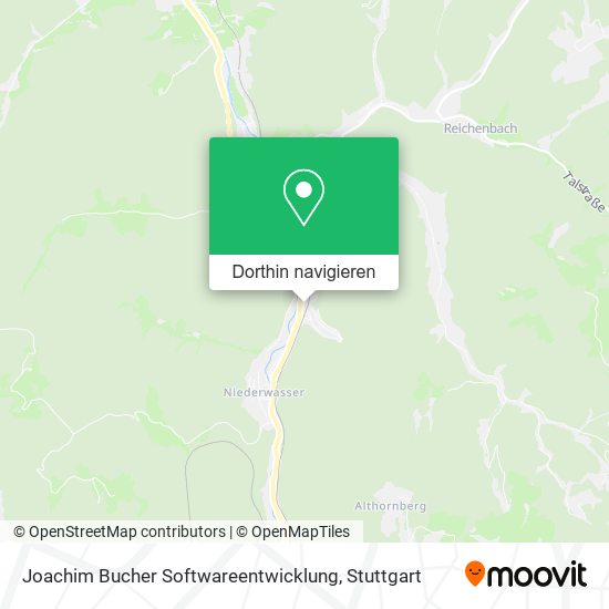 Joachim Bucher Softwareentwicklung Karte