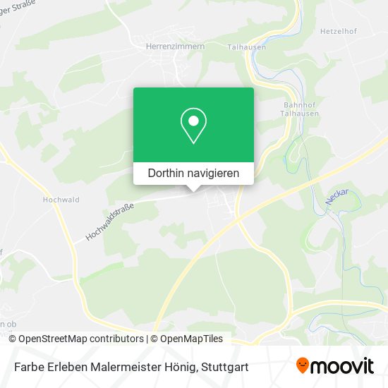 Farbe Erleben Malermeister Hönig Karte