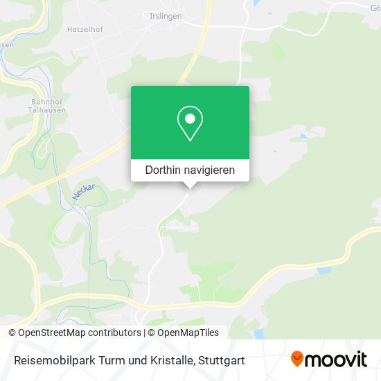 Reisemobilpark Turm und Kristalle Karte