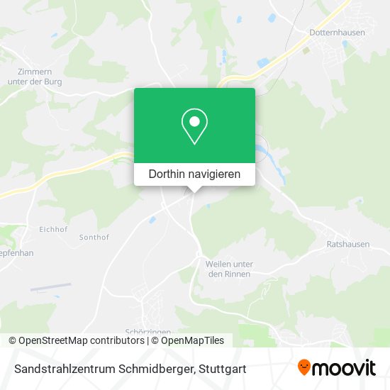 Sandstrahlzentrum Schmidberger Karte