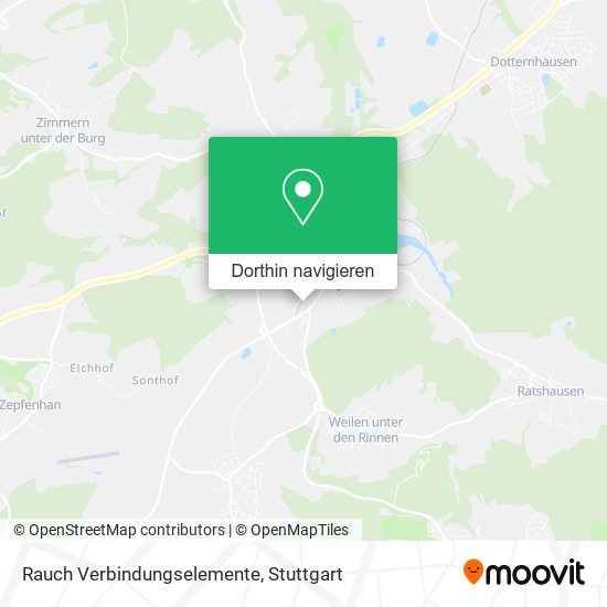 Rauch Verbindungselemente Karte