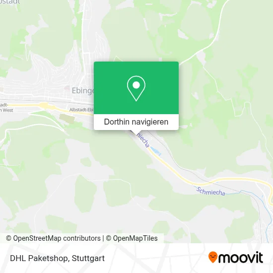 DHL Paketshop Karte