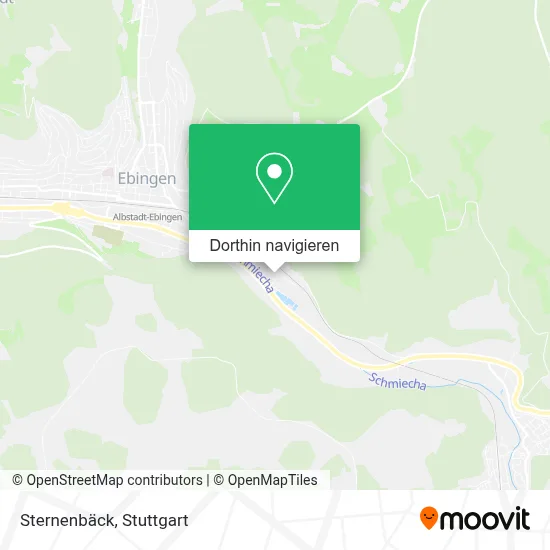 Sternenbäck Karte