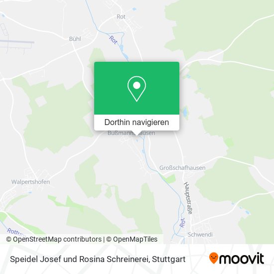 Speidel Josef und Rosina Schreinerei Karte