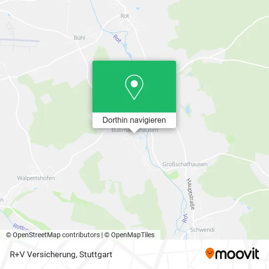 R+V Versicherung Karte