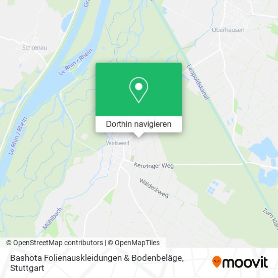 Bashota Folienauskleidungen & Bodenbeläge Karte