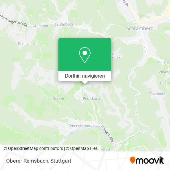 Oberer Remsbach Karte