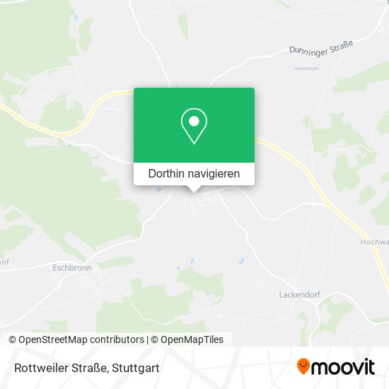 Rottweiler Straße Karte