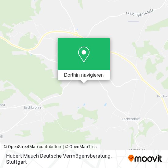 Hubert Mauch Deutsche Vermögensberatung Karte