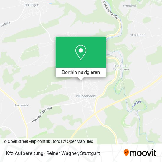 Kfz-Aufbereitung- Reiner Wagner Karte