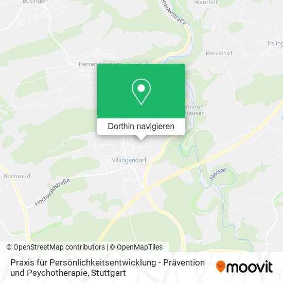Praxis für Persönlichkeitsentwicklung - Prävention und Psychotherapie Karte