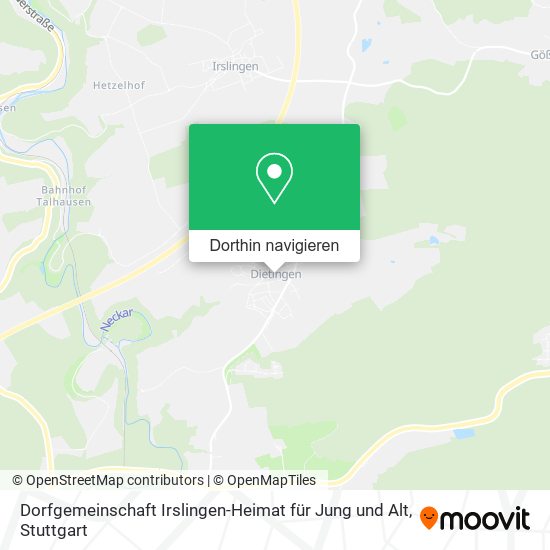 Dorfgemeinschaft Irslingen-Heimat für Jung und Alt Karte