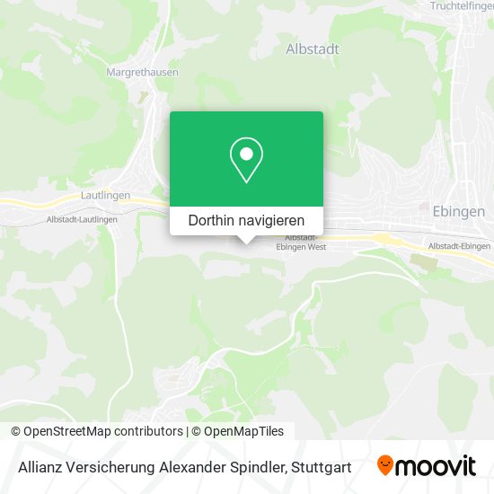 Allianz Versicherung Alexander Spindler Karte
