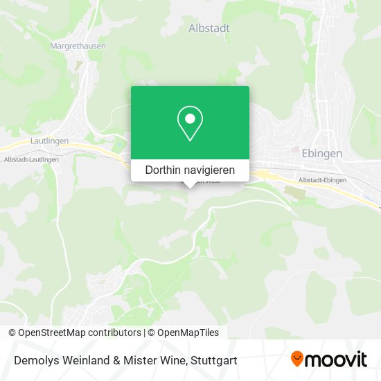 Demolys Weinland & Mister Wine Karte
