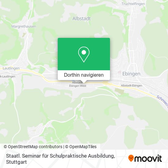 Staatl. Seminar für Schulpraktische Ausbildung Karte