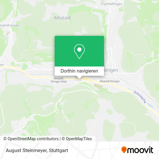 August Steinmeyer Karte