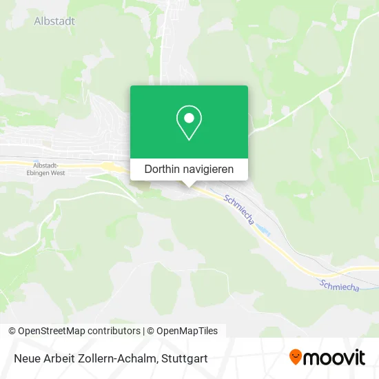 Neue Arbeit Zollern-Achalm Karte