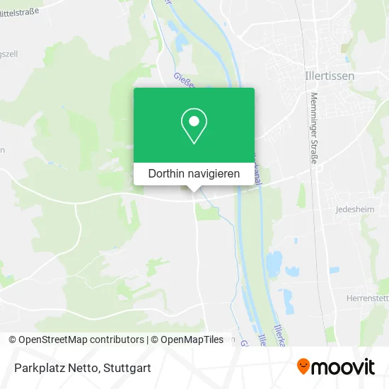 Parkplatz Netto Karte