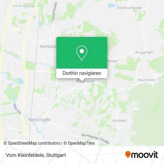 Vom Kleinfeldele Karte