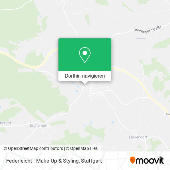 Federleicht - Make-Up & Styling Karte