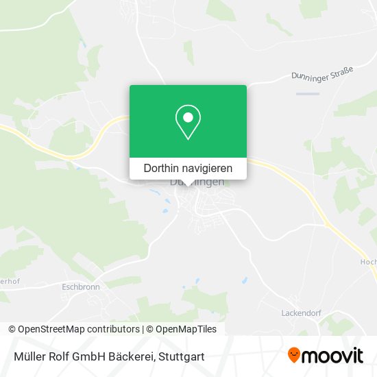 Müller Rolf GmbH Bäckerei Karte