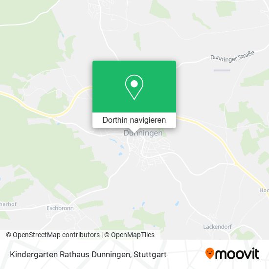 Kindergarten Rathaus Dunningen Karte