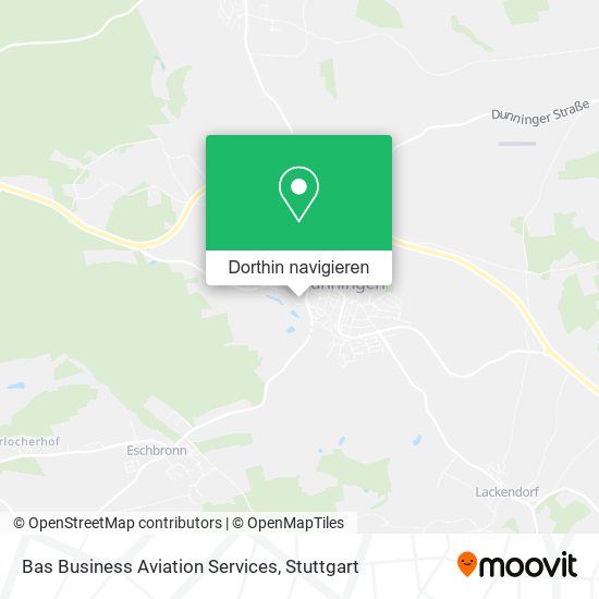 Bas Business Aviation Services Karte