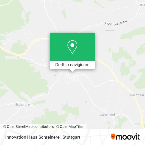 Innovation Haus Schreinerei Karte