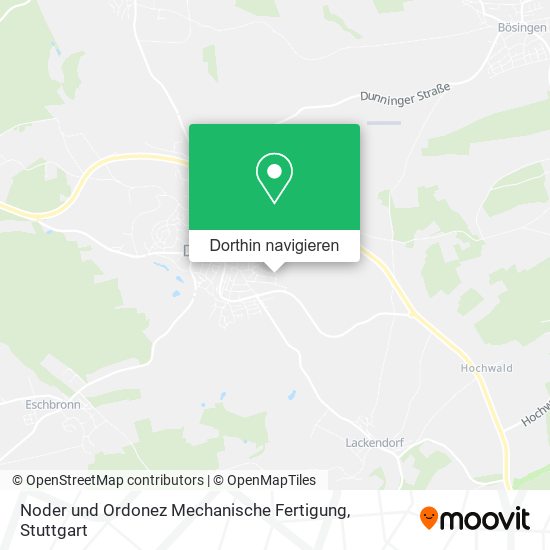 Noder und Ordonez Mechanische Fertigung Karte