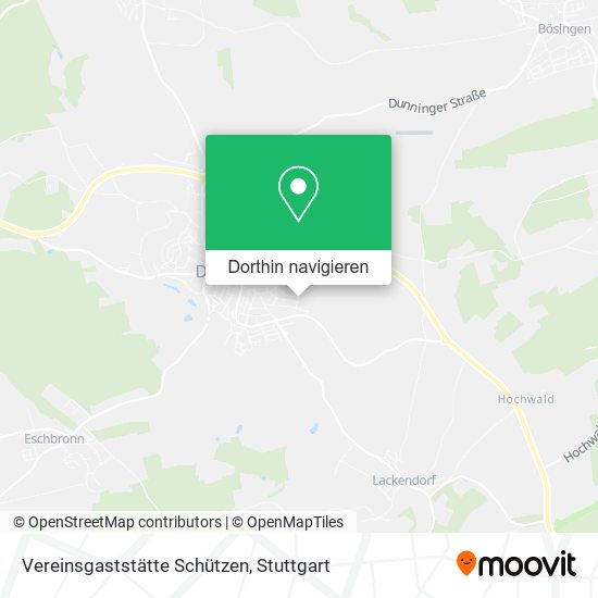 Vereinsgaststätte Schützen Karte