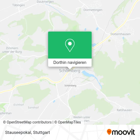 Stauseepokal Karte