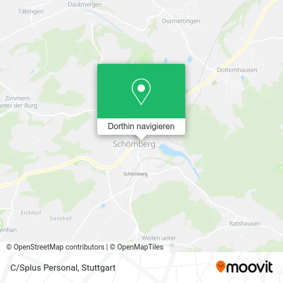 C/Splus Personal Karte