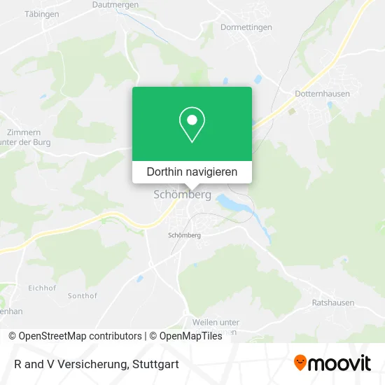 R and V Versicherung Karte