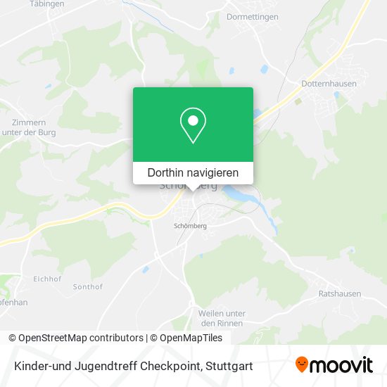 Kinder-und Jugendtreff Checkpoint Karte