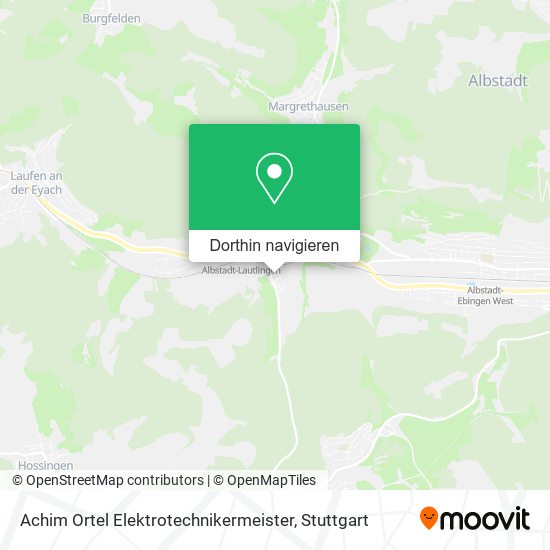 Achim Ortel Elektrotechnikermeister Karte
