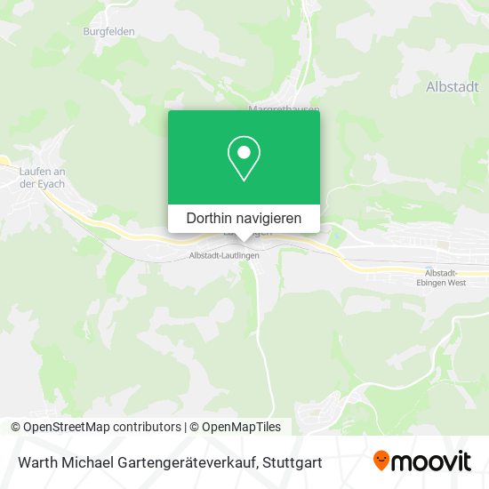 Warth Michael Gartengeräteverkauf Karte