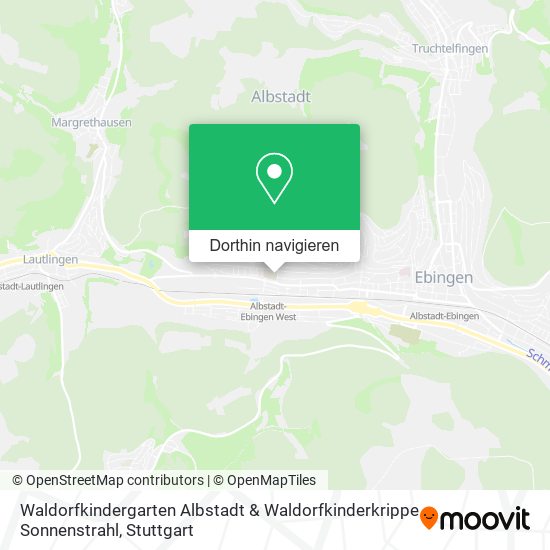 Waldorfkindergarten Albstadt & Waldorfkinderkrippe Sonnenstrahl Karte